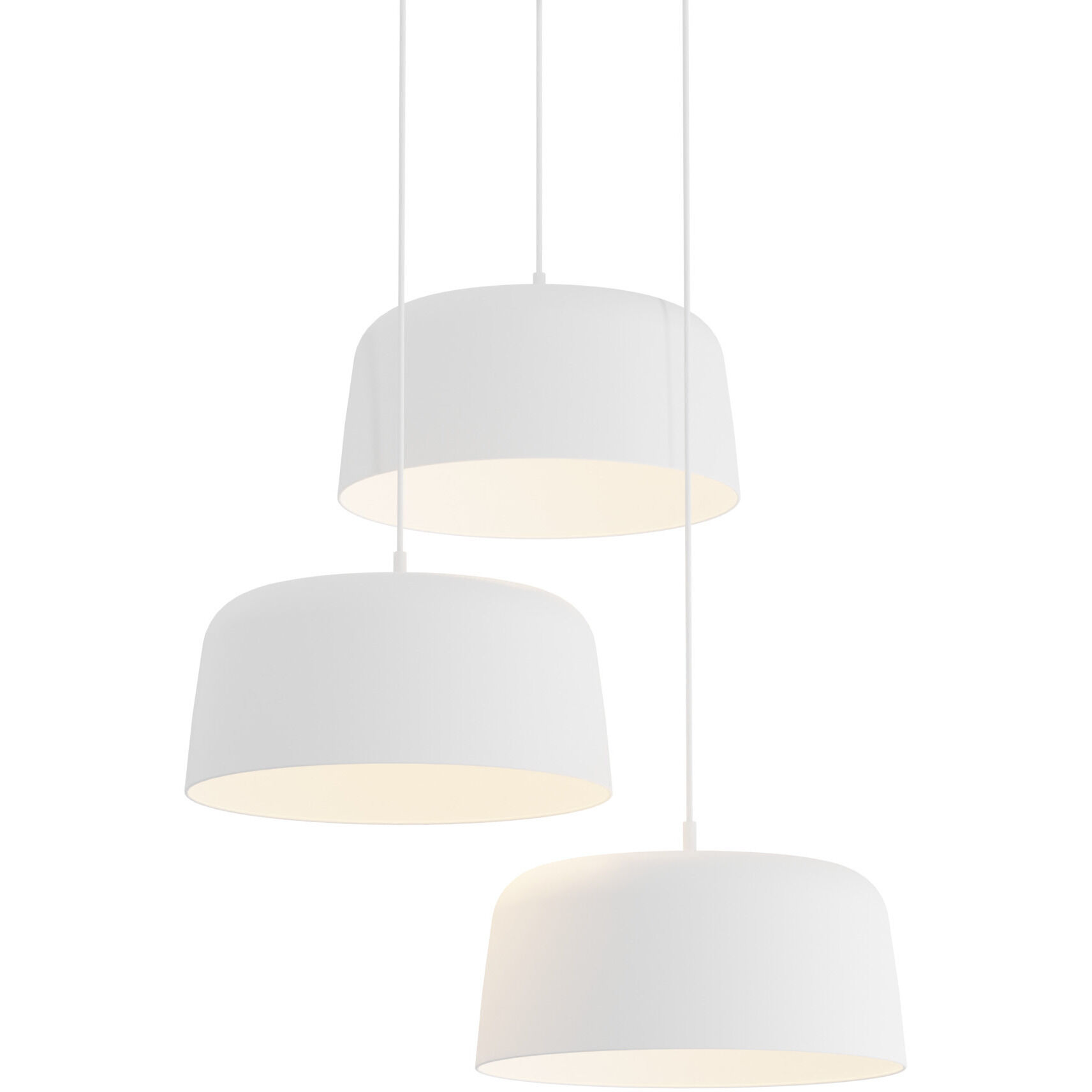 Yurei LED 30 inch Matte White Pendant Ceiling Light